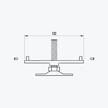Adjustable Foot  for M120 - W017